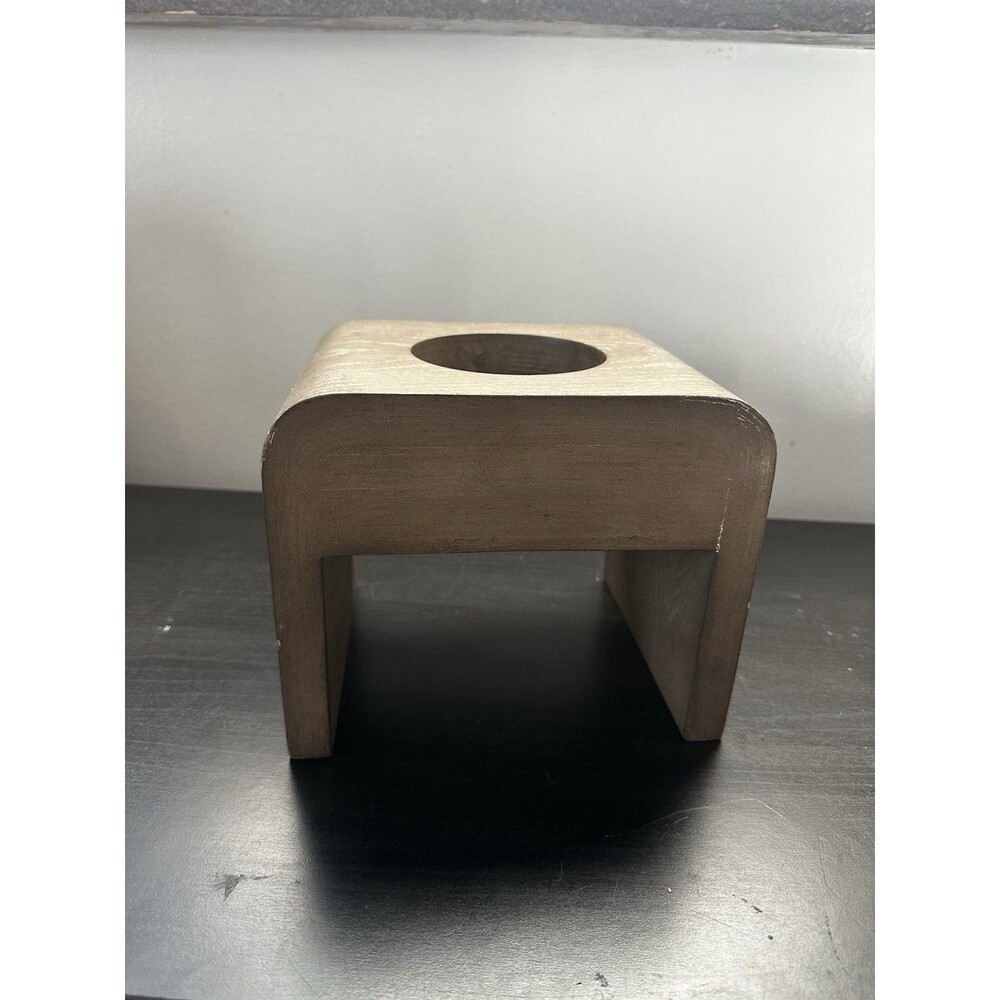Lovesac Sactionals Drink Holder Weathered Ash *Flaws Scratches